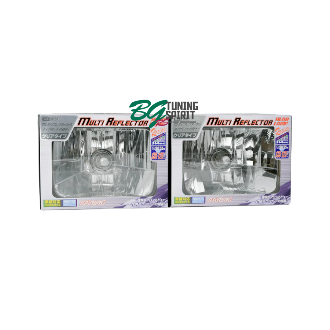 Raybrig H4 Ultra Bright Headlight System for Classic Japanese Cars (Crystal Clear version)