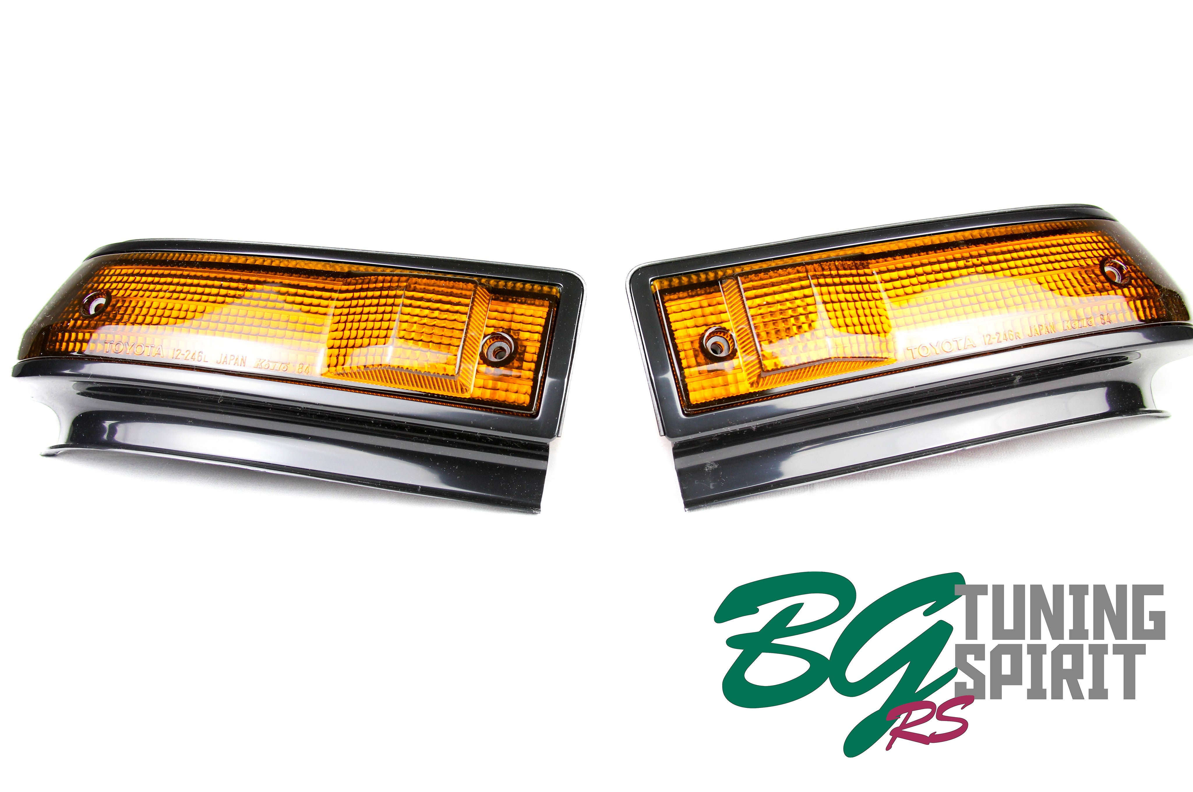 AE86 JDM Trueno Smoked Corner Lights (Kouki - Pair) | Toyota 1983-1987