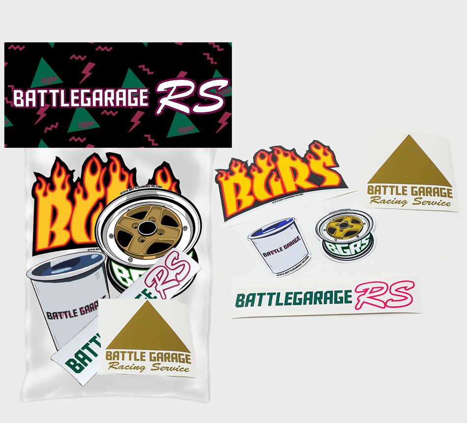 Battle Garage Racing Service Sticker Pack