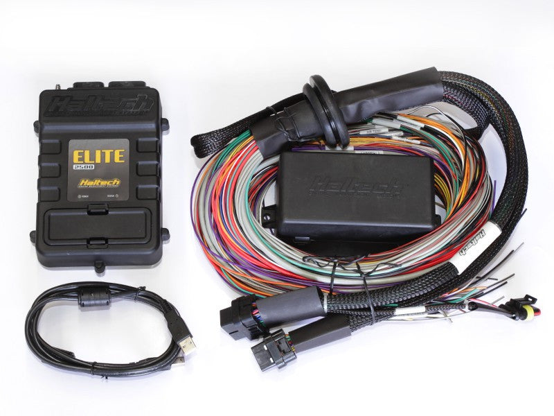 Haltech Elite 2500 (DBW) - 2.5m (8 ft) Premium Universal Wire-In Harness Kit