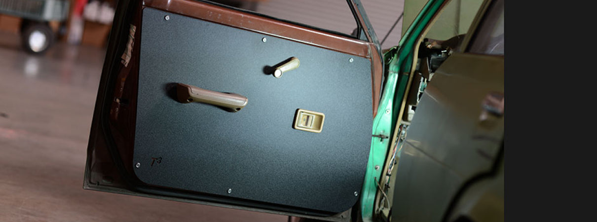 TE72, AE71, KE70 Front Door Cards for 4 Door Sedan and Wagon