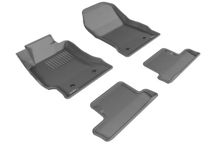 3D MAXpider KAGU Series All-Weather Floor Liners (Black - 1st & 2nd Row Set) for 2013-2020 Toyota 86