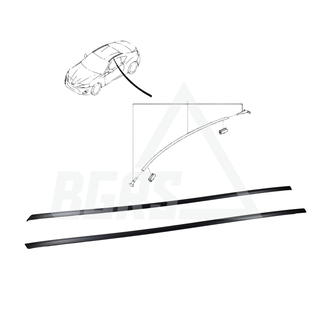 OEM Subaru Roof Molding for 2013+ FRS/BRZ/86