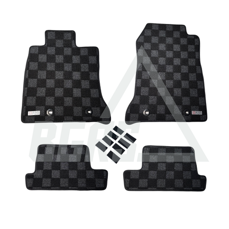 P2M Race Floor Mats Full Set for 22+ BRZ/GR86