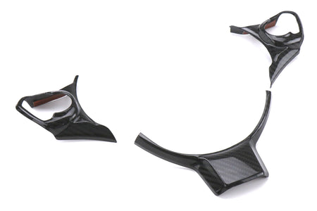 OLM LE Dry Carbon Fiber Steering Wheel Covers - 2017-2024 Subaru BRZ / Toyota GR86