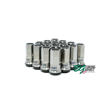 BGRS Titanium Lug Nut for Toyota AE86 M12x1.5 - Raw Finish