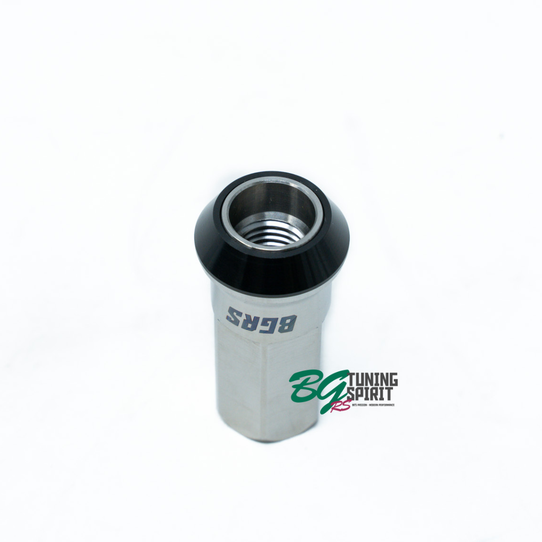 BGRS Titanium Lug Nut for Toyota AE86 M12x1.5 - Raw Finish