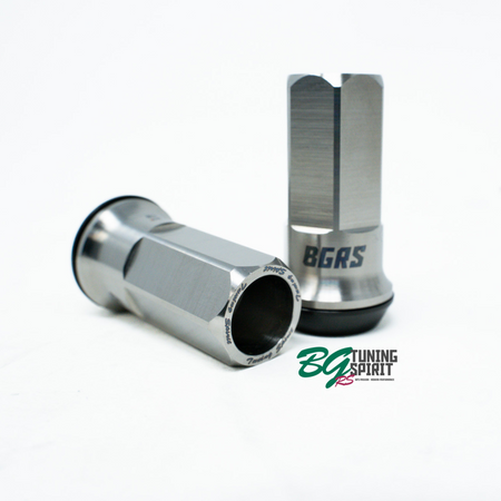 BGRS Titanium Lug Nut for Toyota AE86 M12x1.5 - Raw Finish