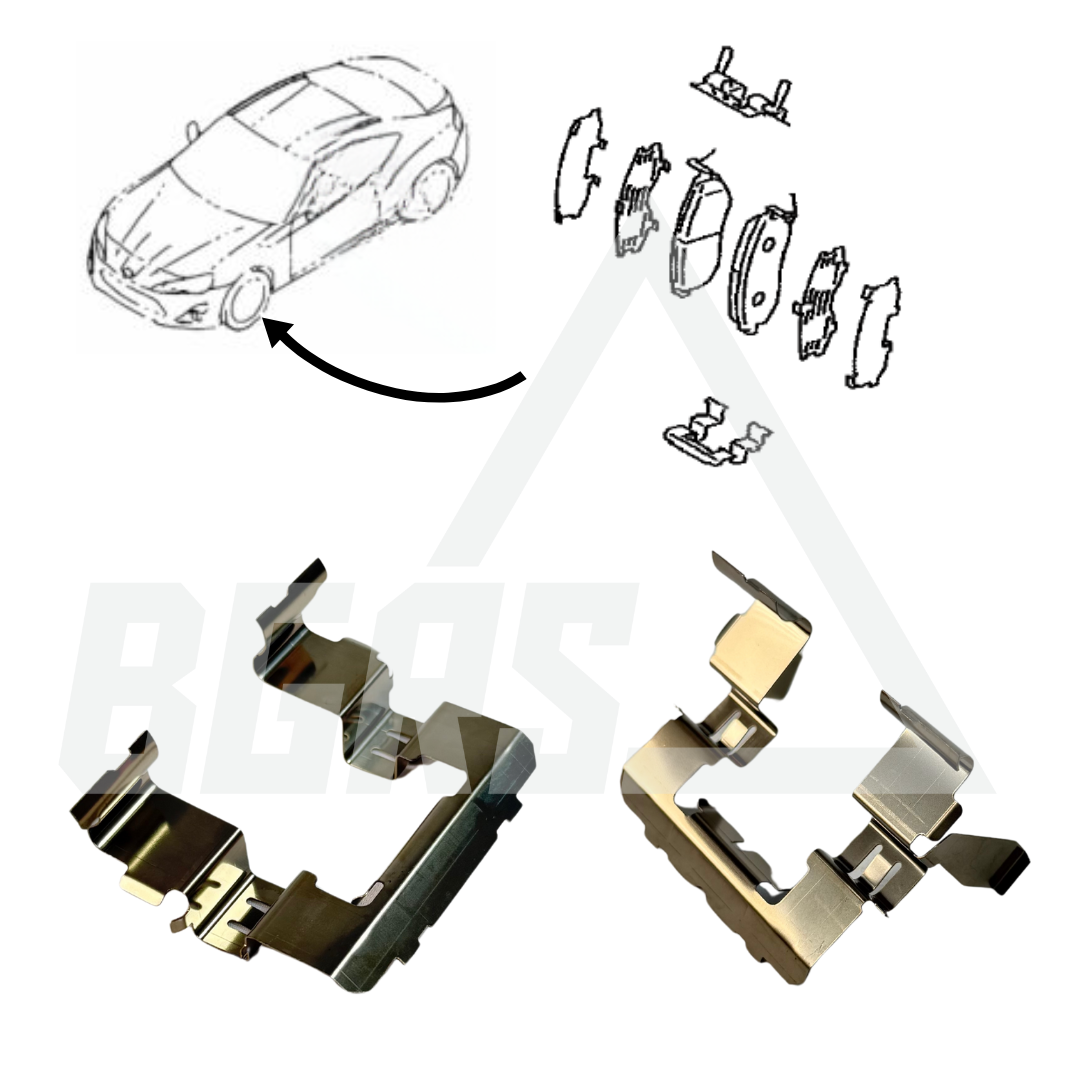 OEM Subaru Front Brake Pad Clips Standard Calipers for 2013+ FRS/BRZ/86 22+ BRZ/GR86
