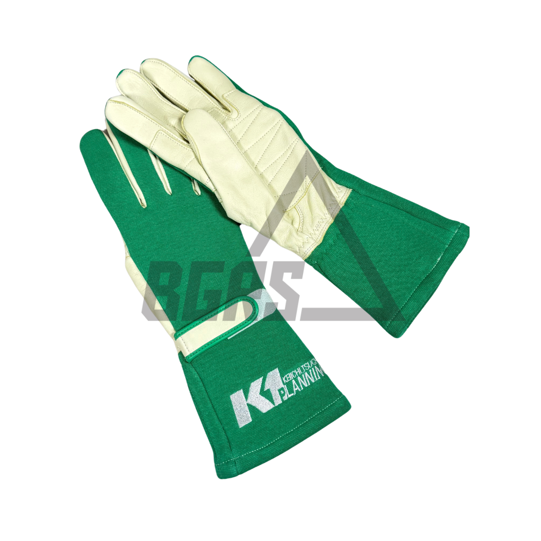 K1 Planning Racing Gloves (Green)