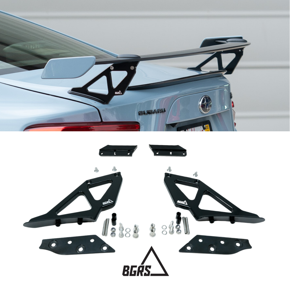 BGRS BRZ GR86 Wing Riser Kit For OEM 17+ Spoilers