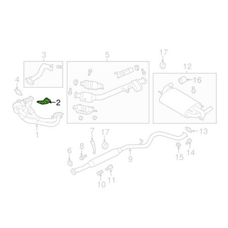 OEM Toyota GR86 / Subaru BRZ Exhaust Manifold Gasket