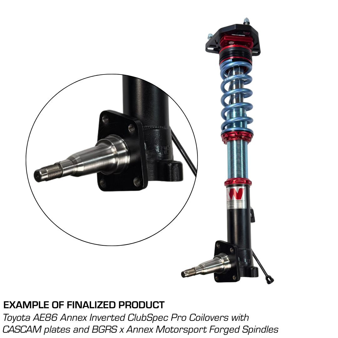 Battle Garage Forged AE86 Motorsport Spindles