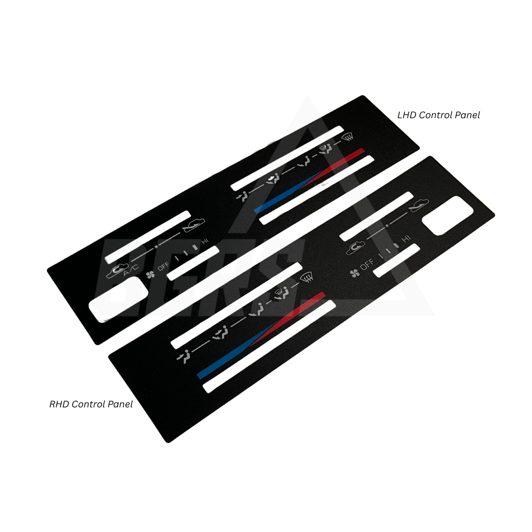 OEM Toyota Corolla AE86 Heater and A/C Control Panel Plate