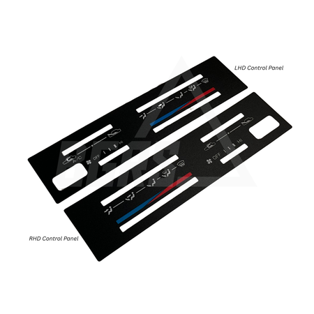 OEM Toyota Corolla AE86 Heater and A/C Control Panel Plate