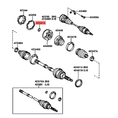 OEM Toyota / Subaru OEM BRZ GR86 Cir Clip