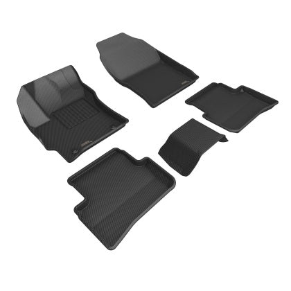 3D MAXpider KAGU Series All-Weather Floor Liners (Black - 1st & 2nd Row) for 2023+ Toyota GR Corolla