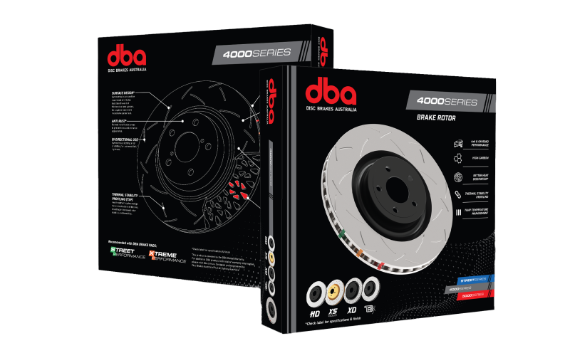 DBA 12+ FRS/BRZ/GT86/GR86 Rear Slotted 4000 Series Rotor