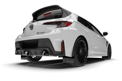 Rally Armor UR Black Mud Flaps with Grey Logo for 2023+ Toyota GR Corolla