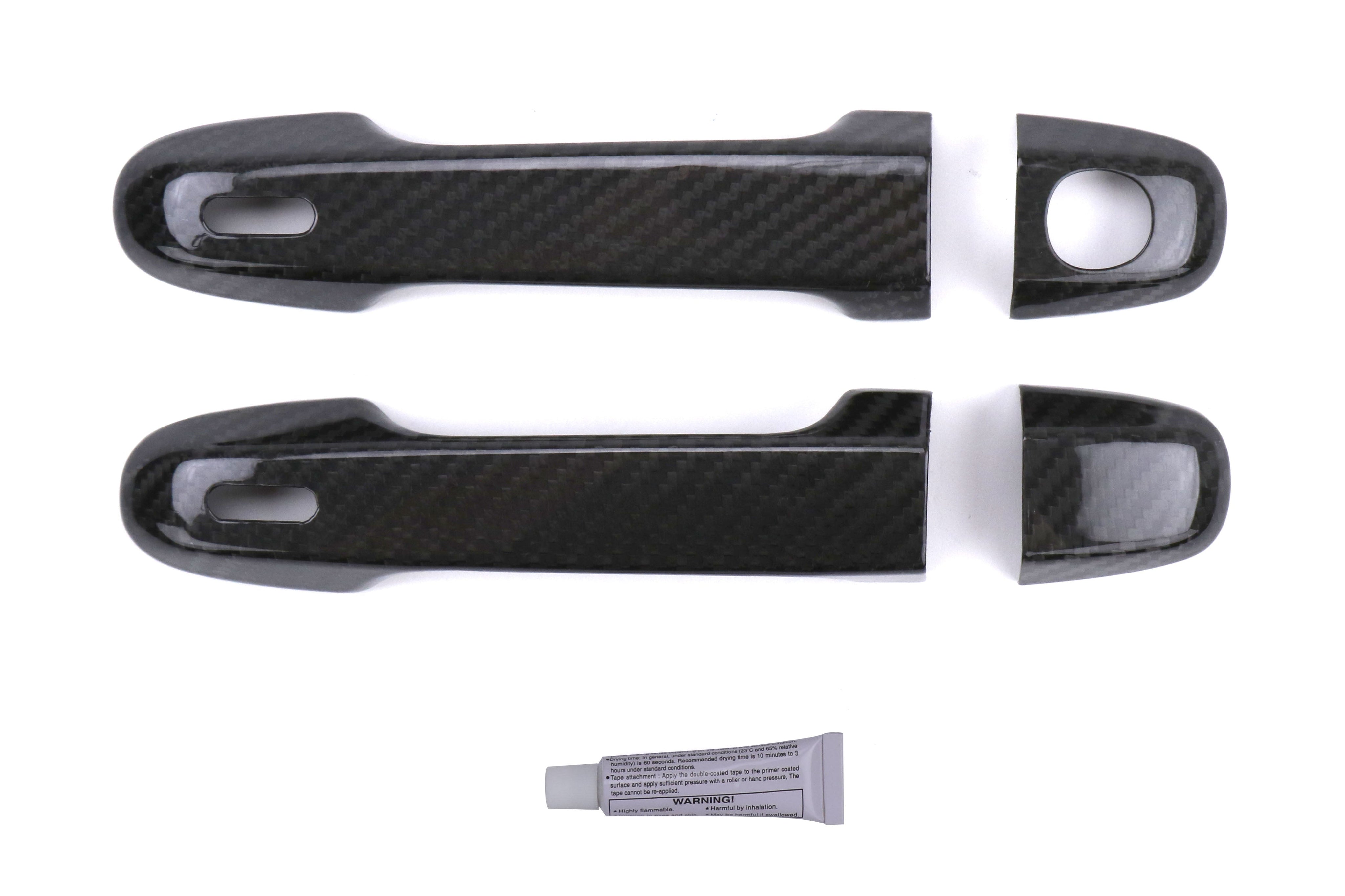 OLM Dry Carbon Fiber Door Handle Cover - 2013-2021 FR-S BRZ 86 -Gloss Carbon Fiber