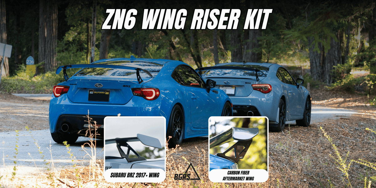 Speedwing Riser BGRS BRZ 86 Wing Riser Carbon Wing Full Upgrade Kit – Battle Garage ...
