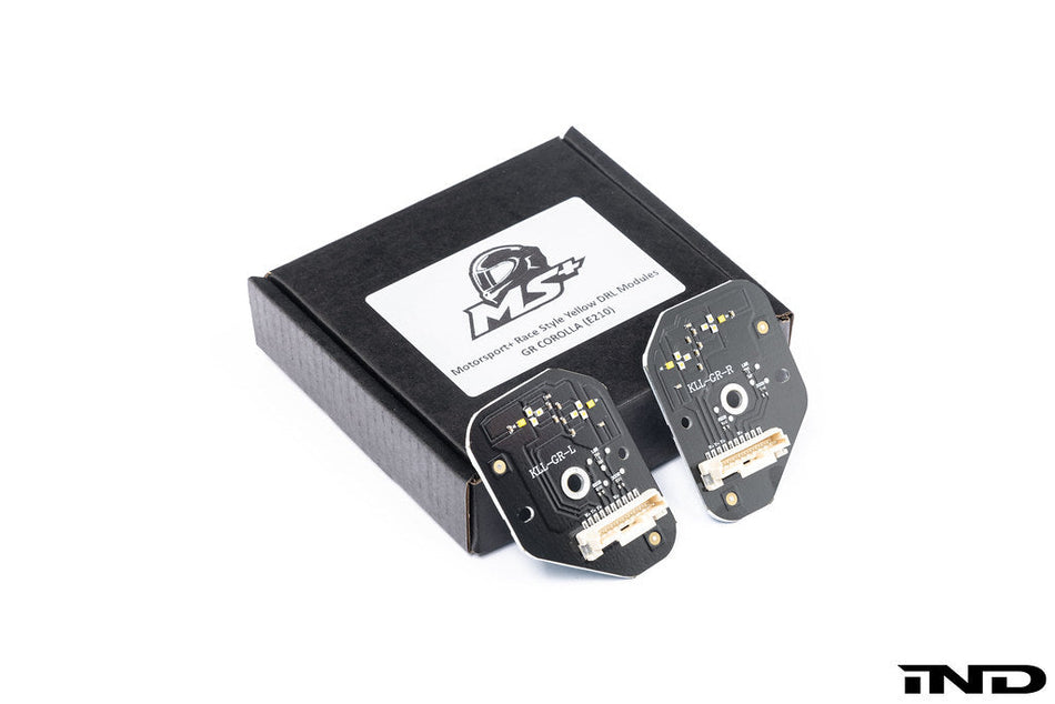 Motorsport+ Race Style Yellow DRL LED Module Set (V2) – 2023+ Toyota GR Corolla & Corolla Hatchback (E210)