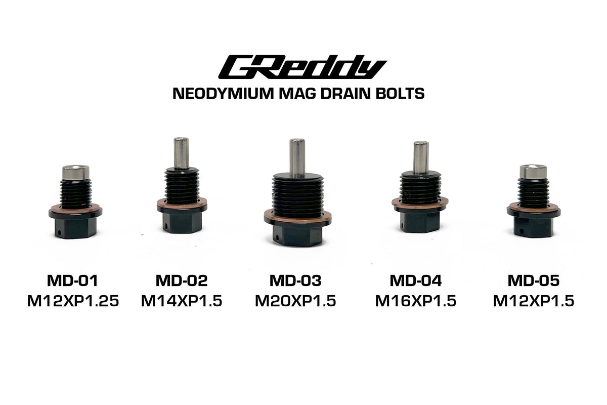 GReddy MD-01 M12xP1.25 Magnetic Engine Oil Drain Plug  2023+ GR Corolla