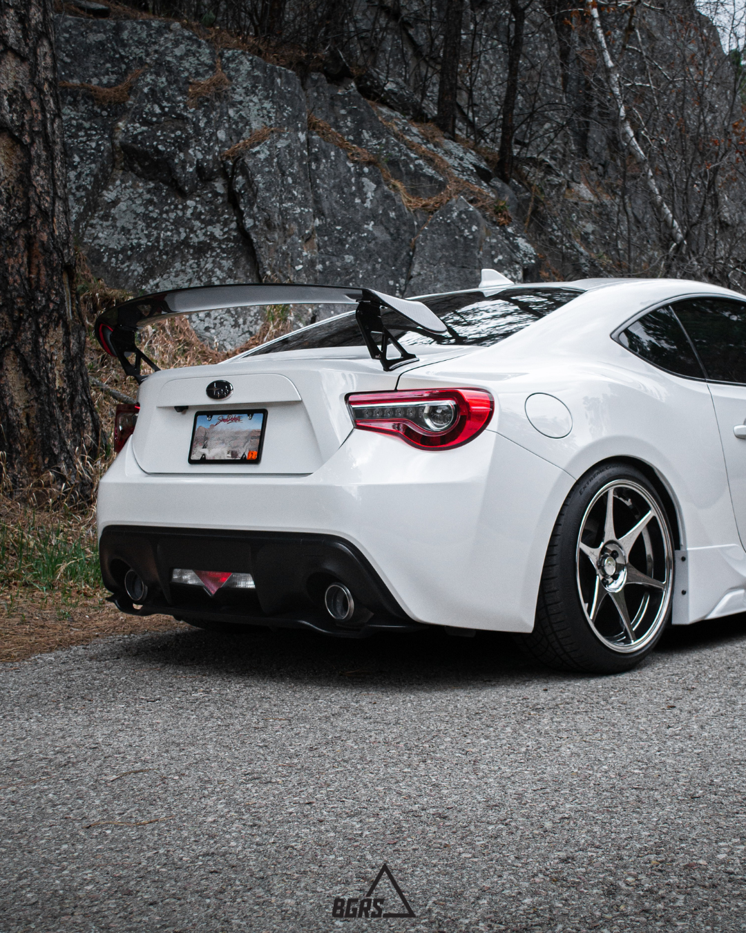 BGRS BRZ 86 Wing Riser Carbon Wing Full Upgrade Kit