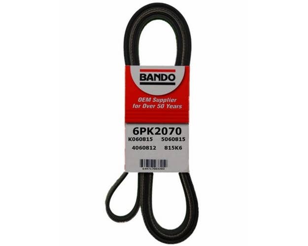 Bando OEM Quality 6-Rib Serpentine Belt (6PK2070 / 815K6) – Toyota 86 / GR86 & Subaru BRZ (FA20/FA24)