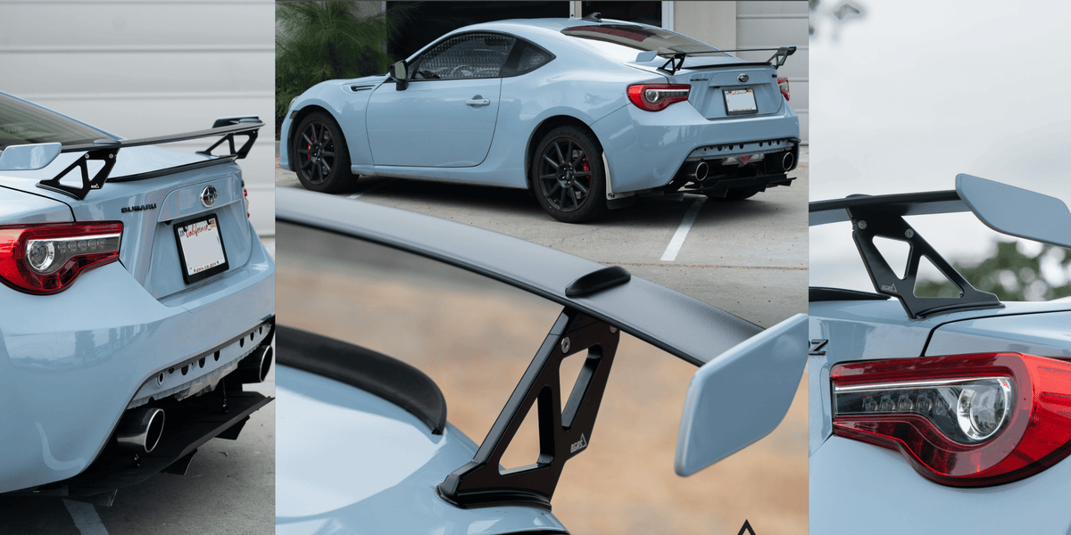 Speedwing Riser BGRS BRZ 86 Wing Riser Carbon Wing Full Upgrade Kit – Battle Garage ...