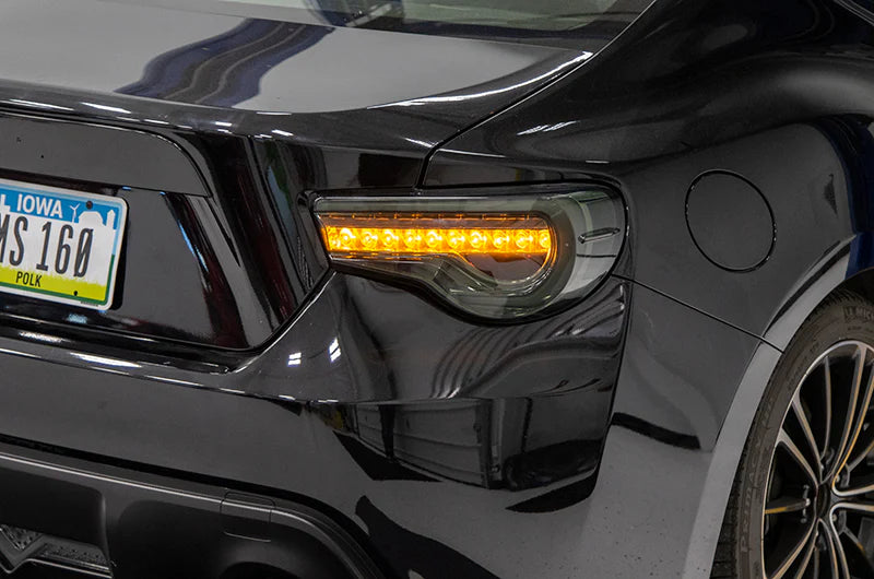 OLM OE Plus Linear Style Sequential Tail Lights (Smoked) - 13-20 FR-S BRZ 86