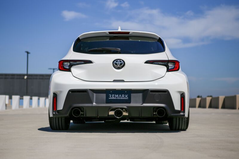 REMARK Elite Spec Center Exit Cover Stainless Steel Cat-Back Exhaust - Stainless Steel Tips - 2023+ Toyota GR Corolla