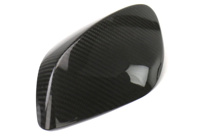 OLM Dry Carbon Fiber Mirror Covers with Gloss Clearcoat (pair) - 13-21 FR-S BRZ 86