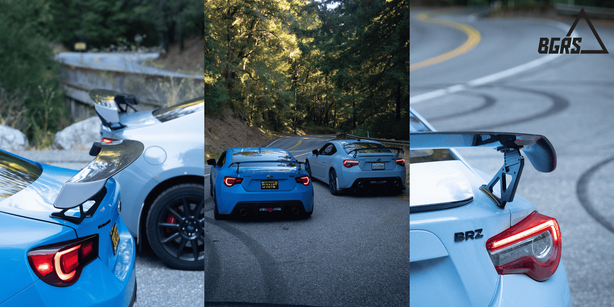 BGRS BRZ 86 Wing Riser Carbon Wing Full Upgrade Kit – Battle Garage ...