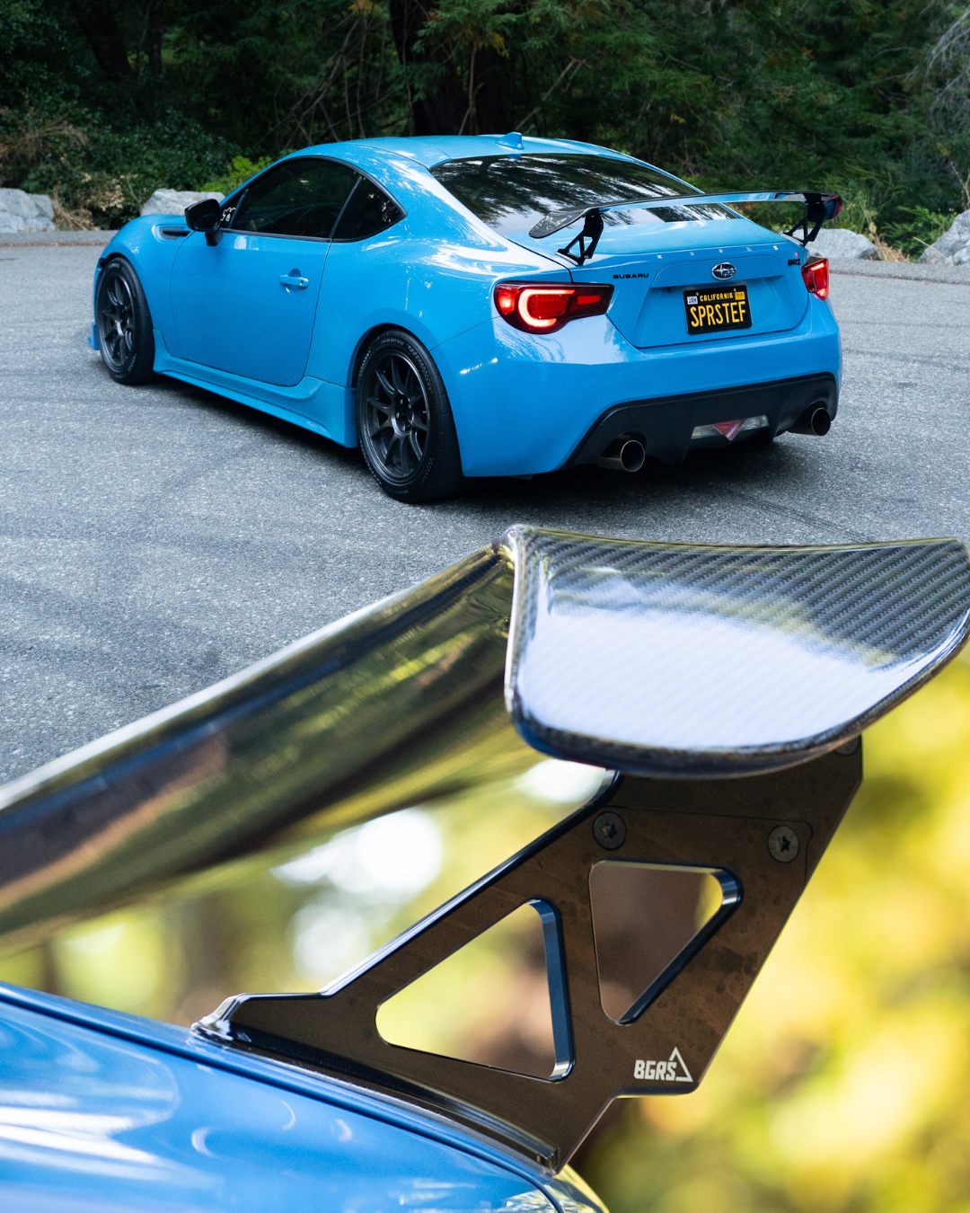 Speedwing Riser BGRS BRZ 86 Wing Riser Carbon Wing Full Upgrade Kit – Battle Garage ...