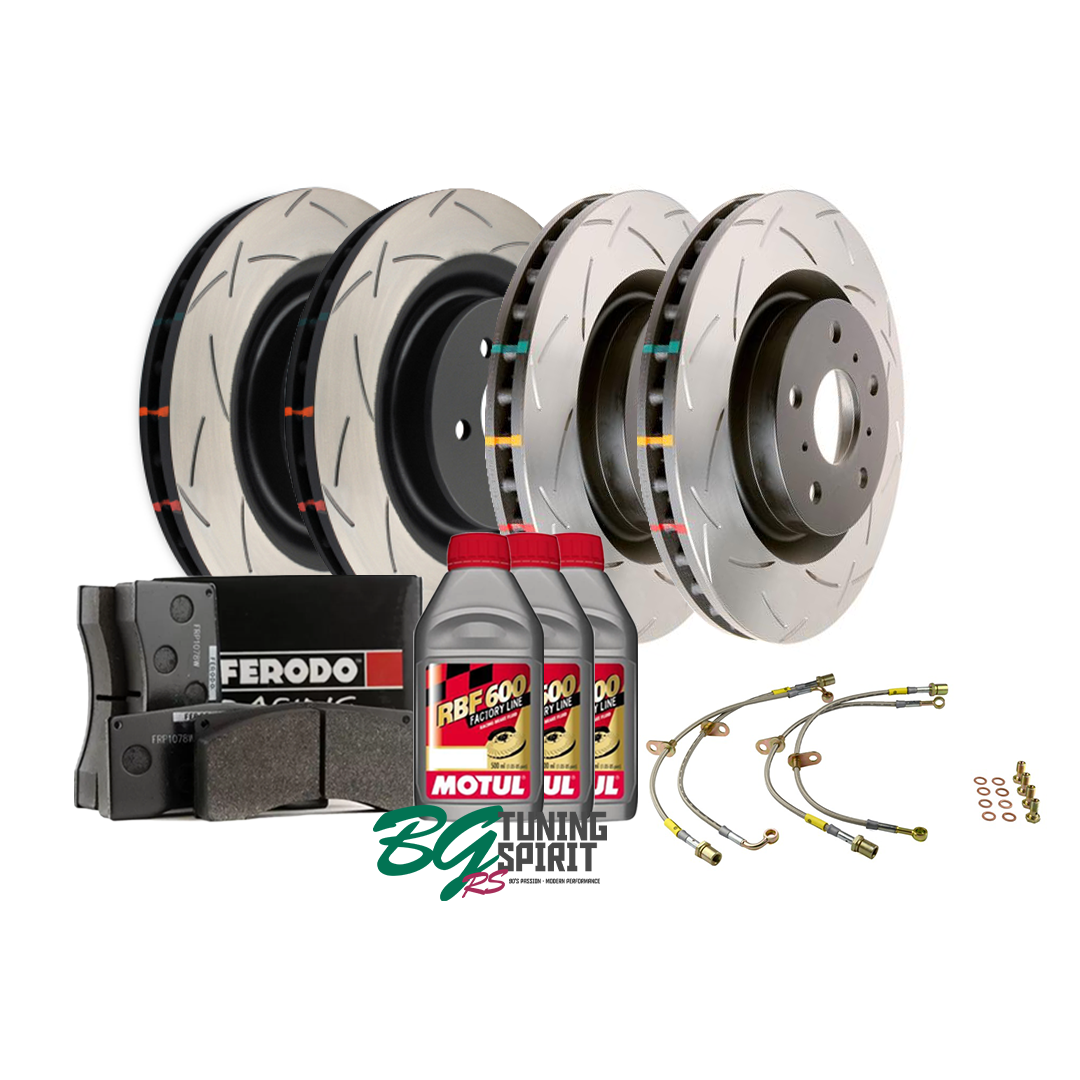BGRS HPDE Brake Package: Track Performance Upgrade Kit For 2013+ FRS/BRZ/86 2022+ BRZ/GR86 Ferodo DBA brake kit