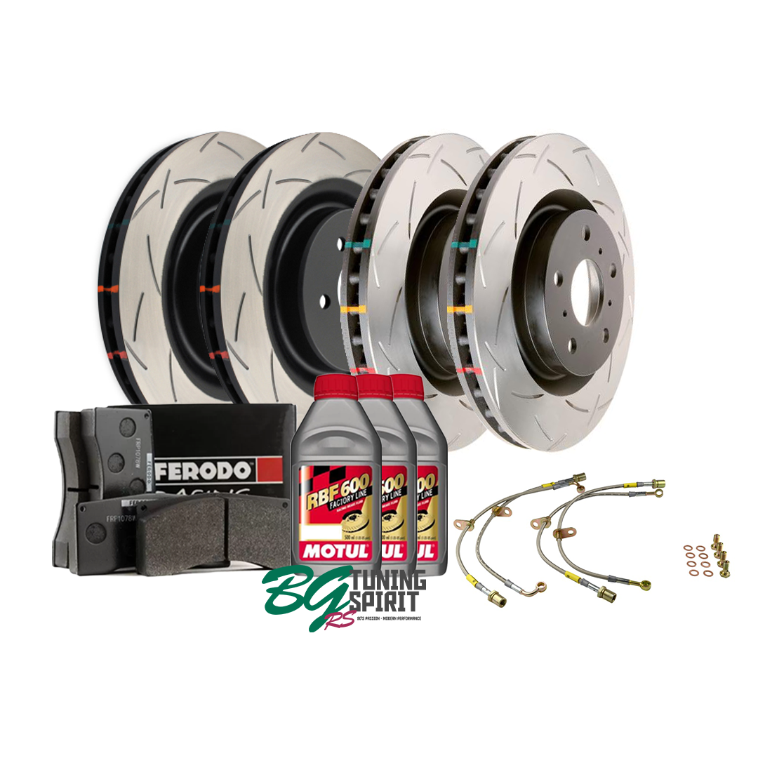 BGRS HPDE+ Brake Package: Track Performance Upgrade Kit For 2013+ FRS/BRZ/86 2022+ BRZ/GR86 ferodo DBA Motul brake kit