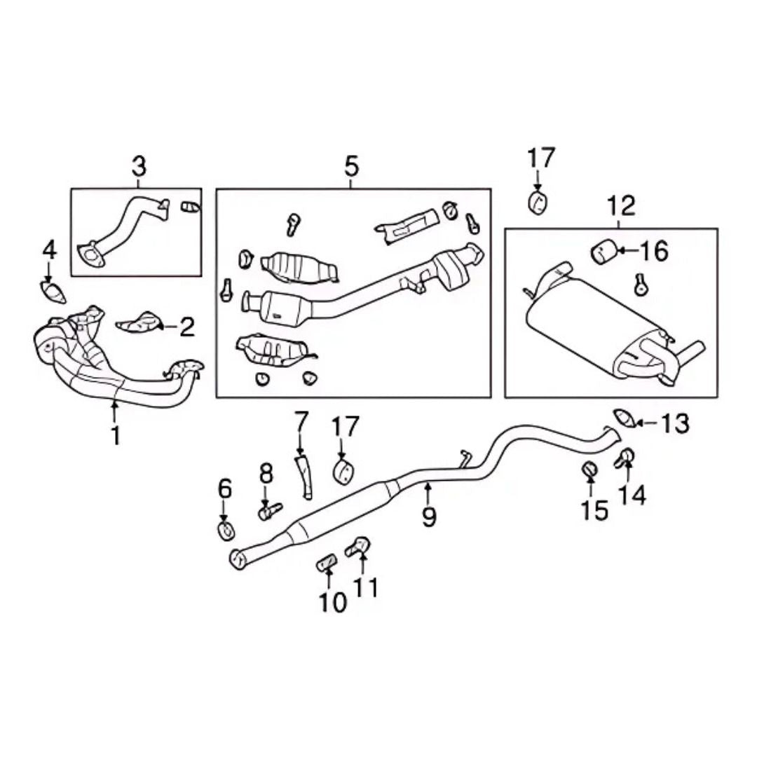 OEM Toyota GR86 / Subaru BRZ Exhaust Manifold Gasket