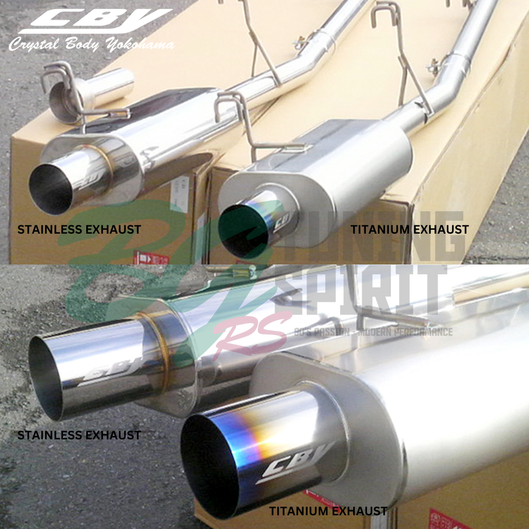 CBY AE86 Titanium Exhaust