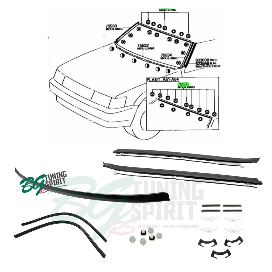 AE86 Complete Front Windshield Restoration Kit