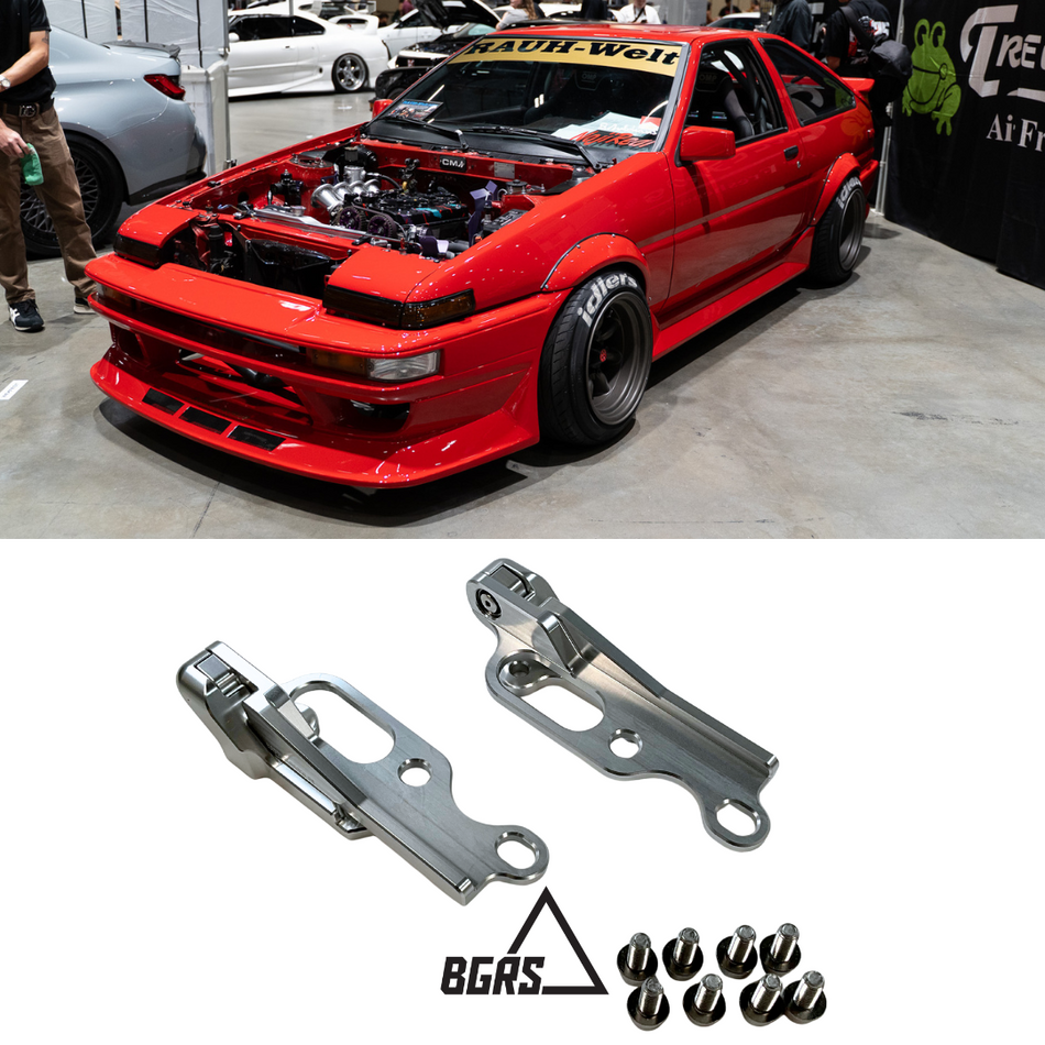 BGRS AE86 Quick-Disconnect Hood Hinges