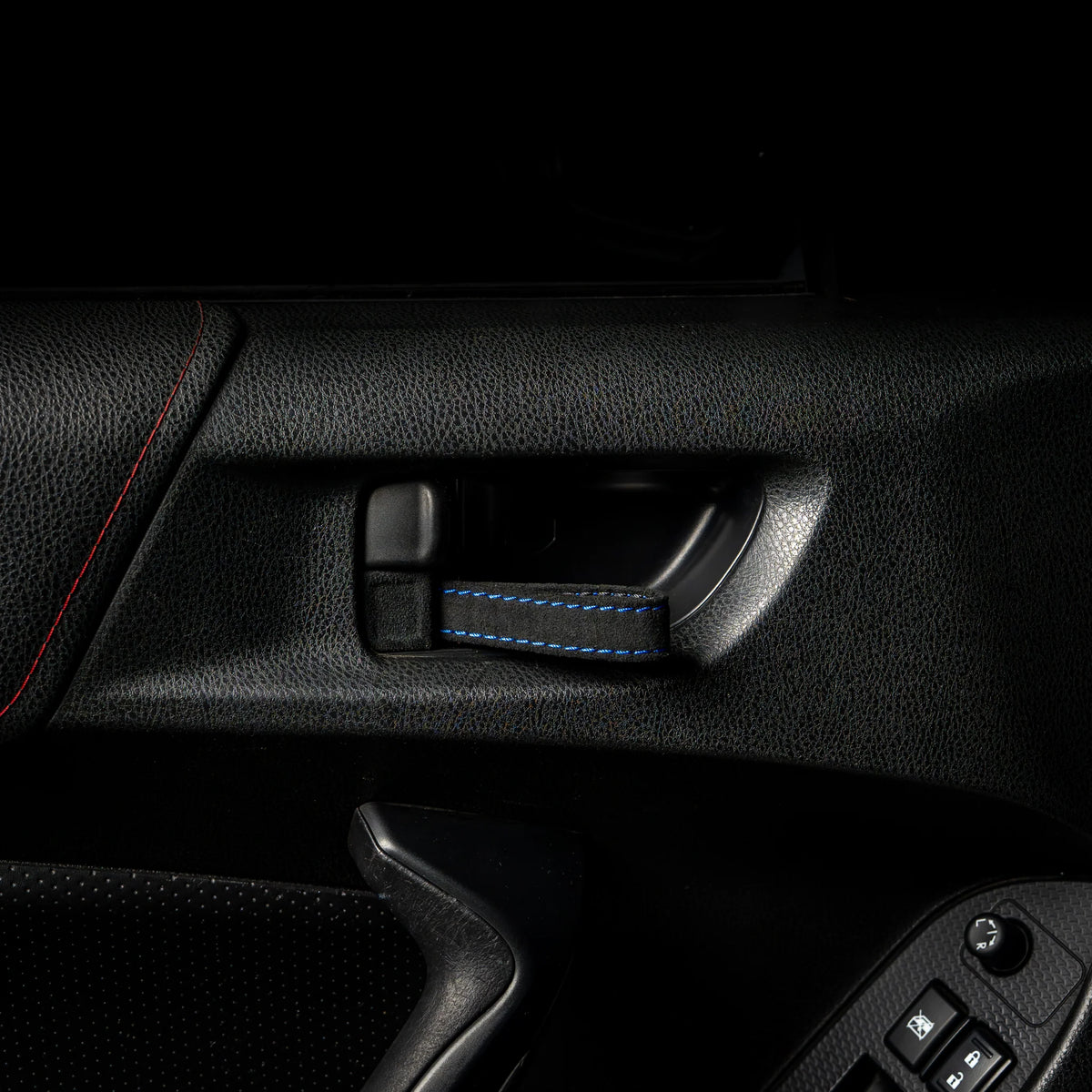Billetworkz Alcantara Door Pull Strap Kit - Fits Subaru WRX/STI, BRZ, Crosstrek & More (2008–2021)