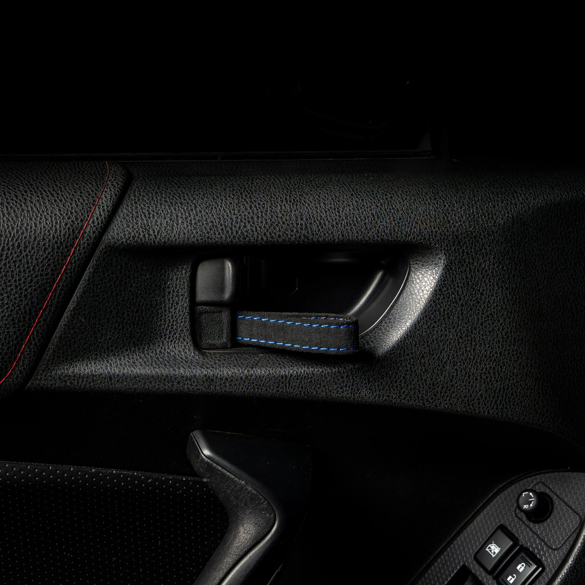 Billetworkz Alcantara Door Pull Strap Kit - Fits Subaru WRX/STI, BRZ, Crosstrek & More (2008–2021)