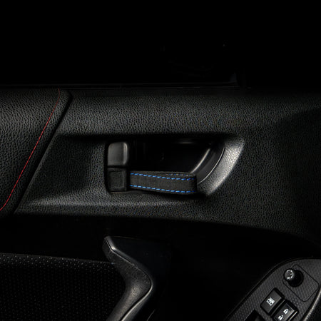Billetworkz Alcantara Door Pull Strap Kit - Fits Subaru WRX/STI, BRZ, Crosstrek & More (2008–2021)