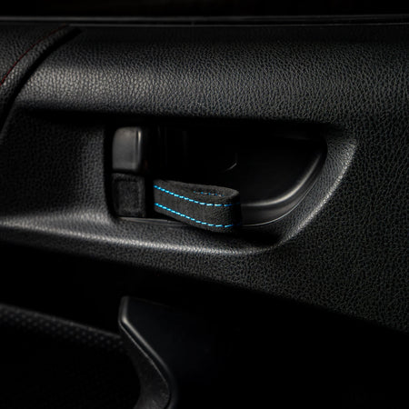 Billetworkz Alcantara Door Pull Strap Kit - Fits Subaru WRX/STI, BRZ, Crosstrek & More (2008–2021)