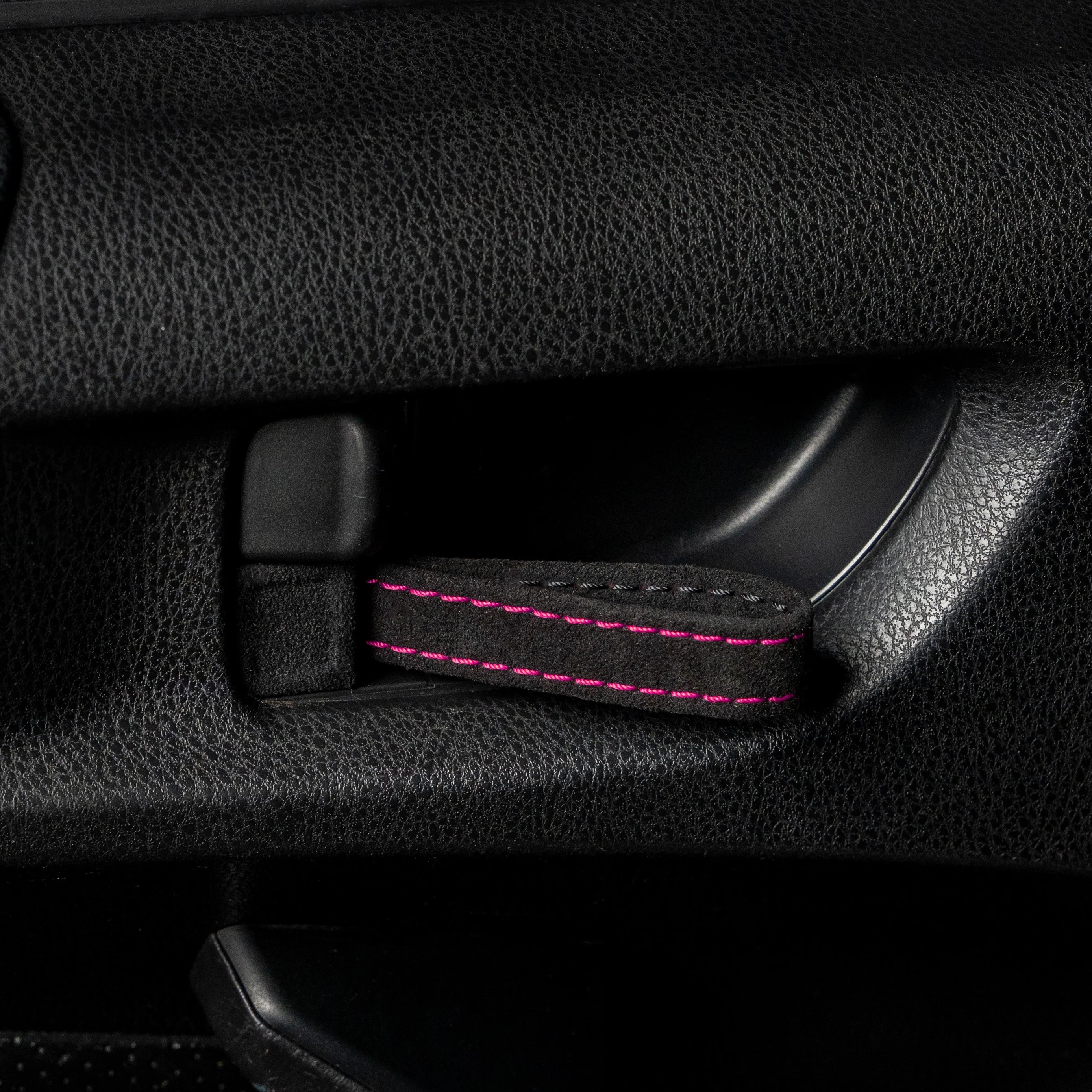 Billetworkz Alcantara Door Pull Strap Kit - Fits Subaru WRX/STI, BRZ, Crosstrek & More (2008–2021)