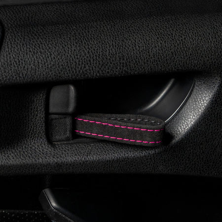 Billetworkz Alcantara Door Pull Strap Kit - Fits Subaru WRX/STI, BRZ, Crosstrek & More (2008–2021)