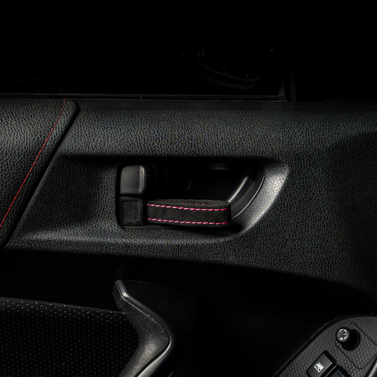 Billetworkz Alcantara Door Pull Strap Kit - Fits Subaru WRX/STI, BRZ, Crosstrek & More (2008–2021)