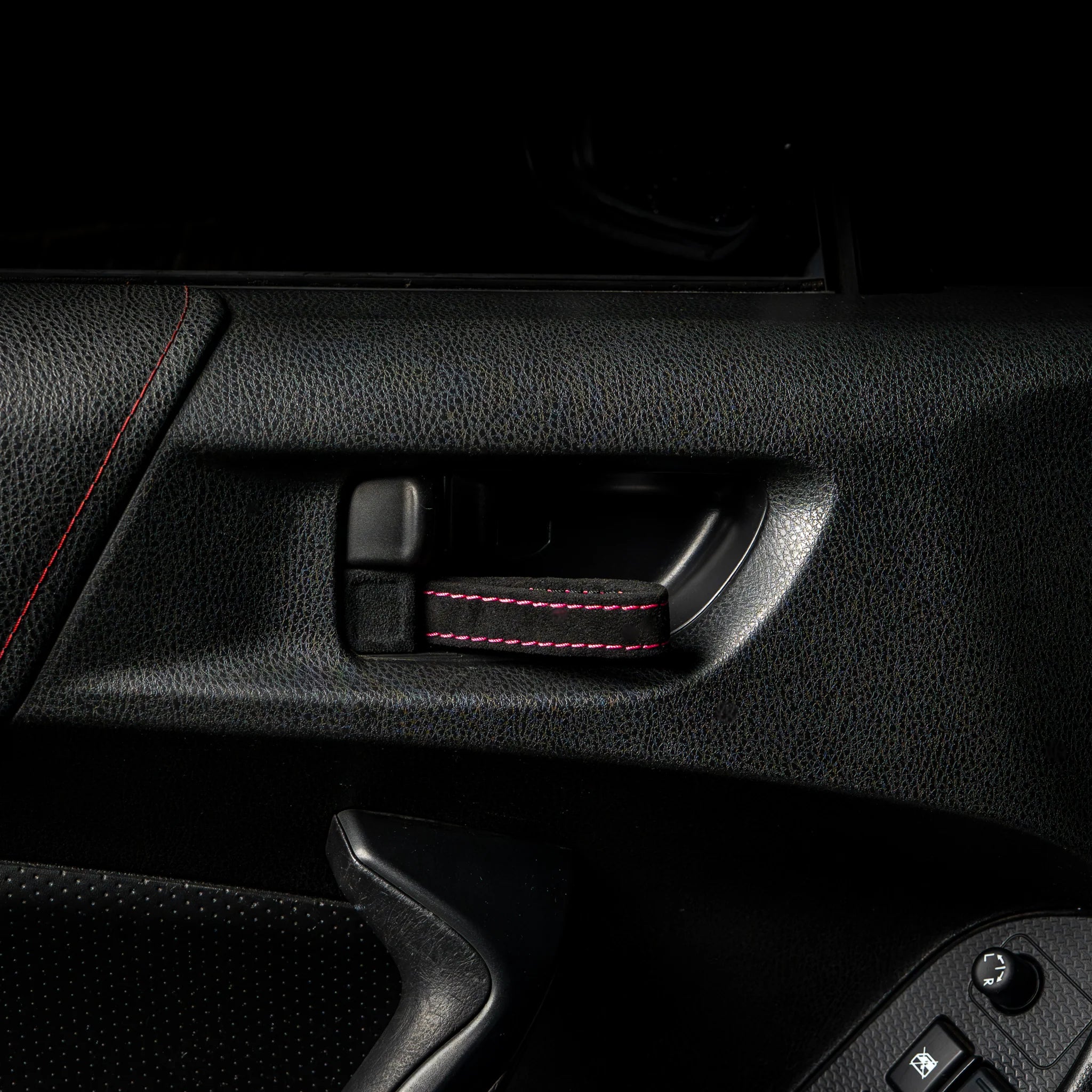 Billetworkz Alcantara Door Pull Strap Kit - Fits Subaru WRX/STI, BRZ, Crosstrek & More (2008–2021)