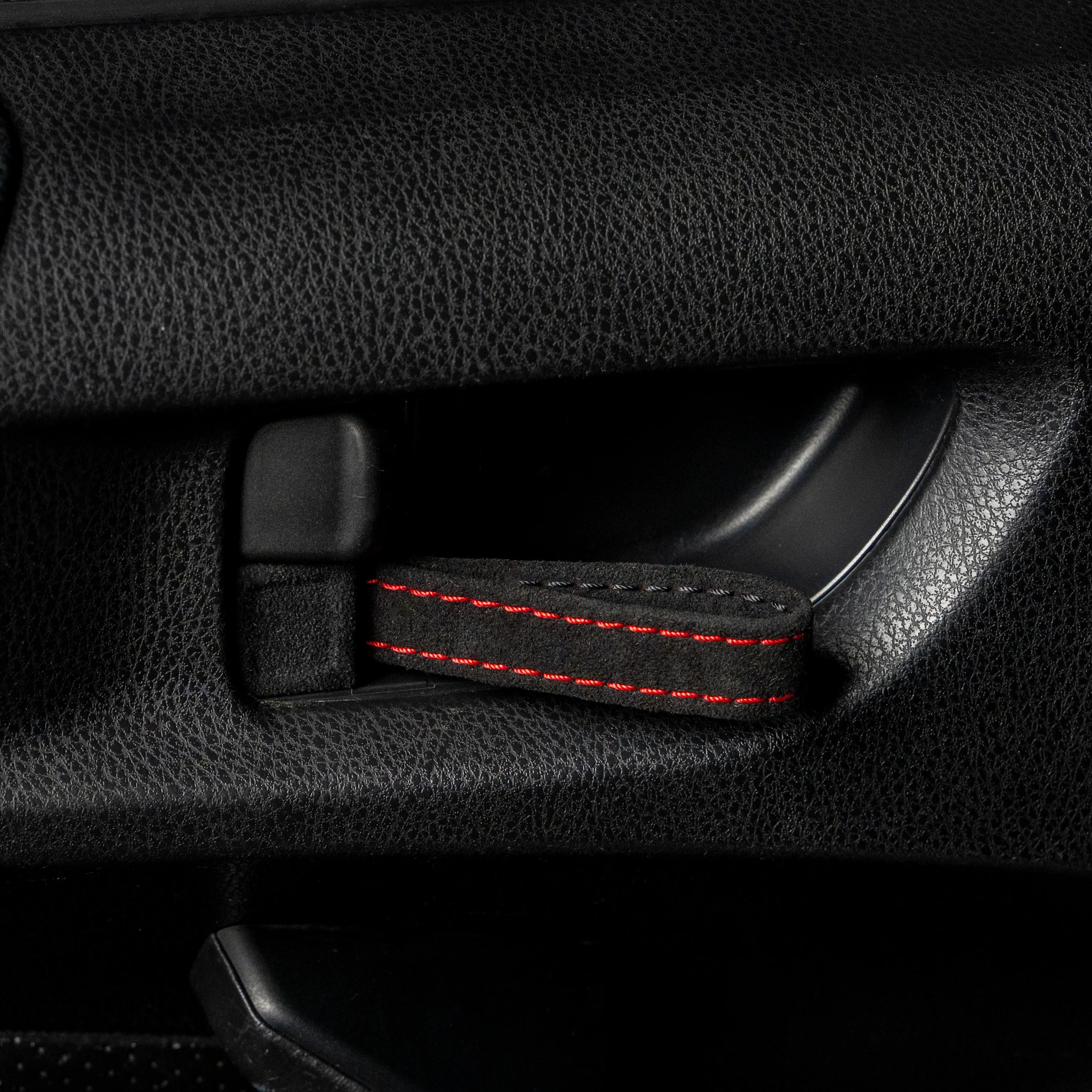 Billetworkz Alcantara Door Pull Strap Kit - Fits Subaru WRX/STI, BRZ, Crosstrek & More (2008–2021)
